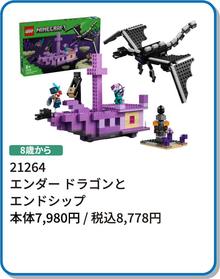 21264 エンダー ドラゴンとエンドシップ