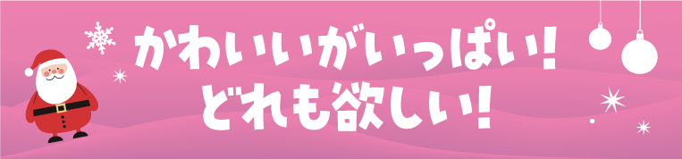 かわいいがいっぱい！どれも欲しい！
