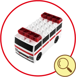 トミカ・プラレール ブロック 救急車